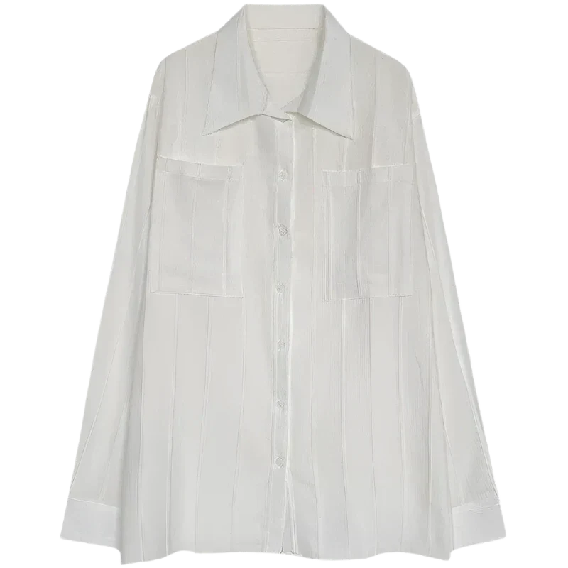 Camicia in denim dallo stile moderno