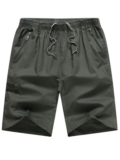 Pantaloni cargo corti leggeri con tasche